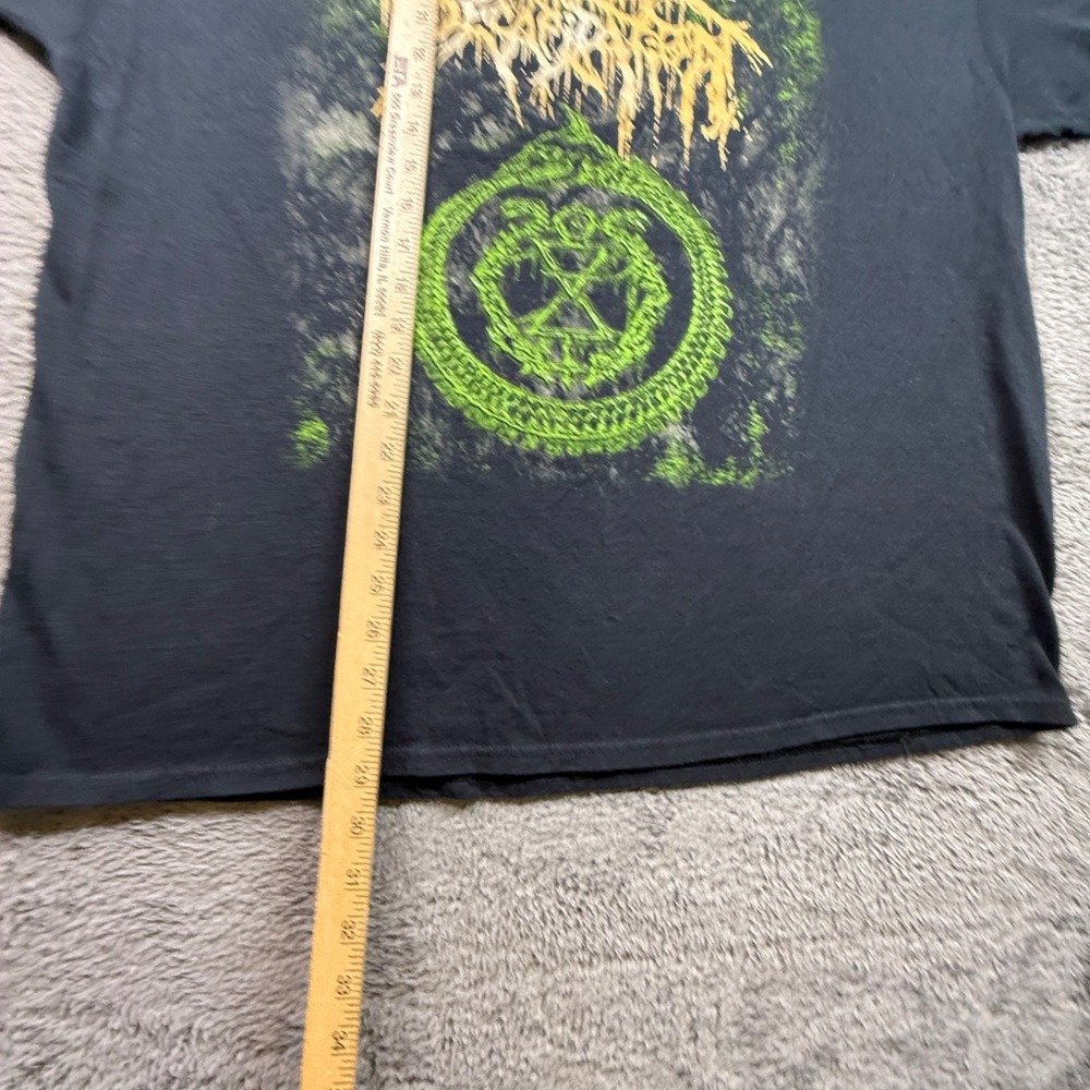 Cattle Decapitation Terrasitic Infestation Tour Shirt Deathgrind Band Tee Men 2X - Picture 5 of 5